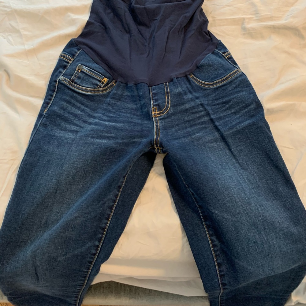 Indigo Blue skinny blue jeans (M)